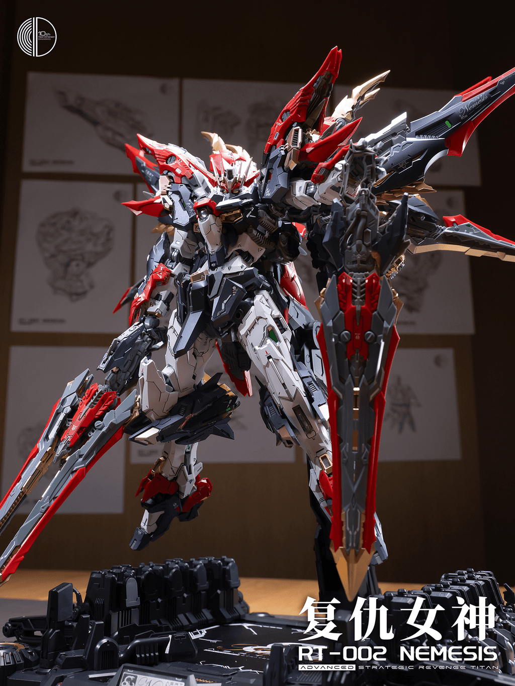 Infinity Nova Nemesis Goddess 1/100 Scale Model Kit