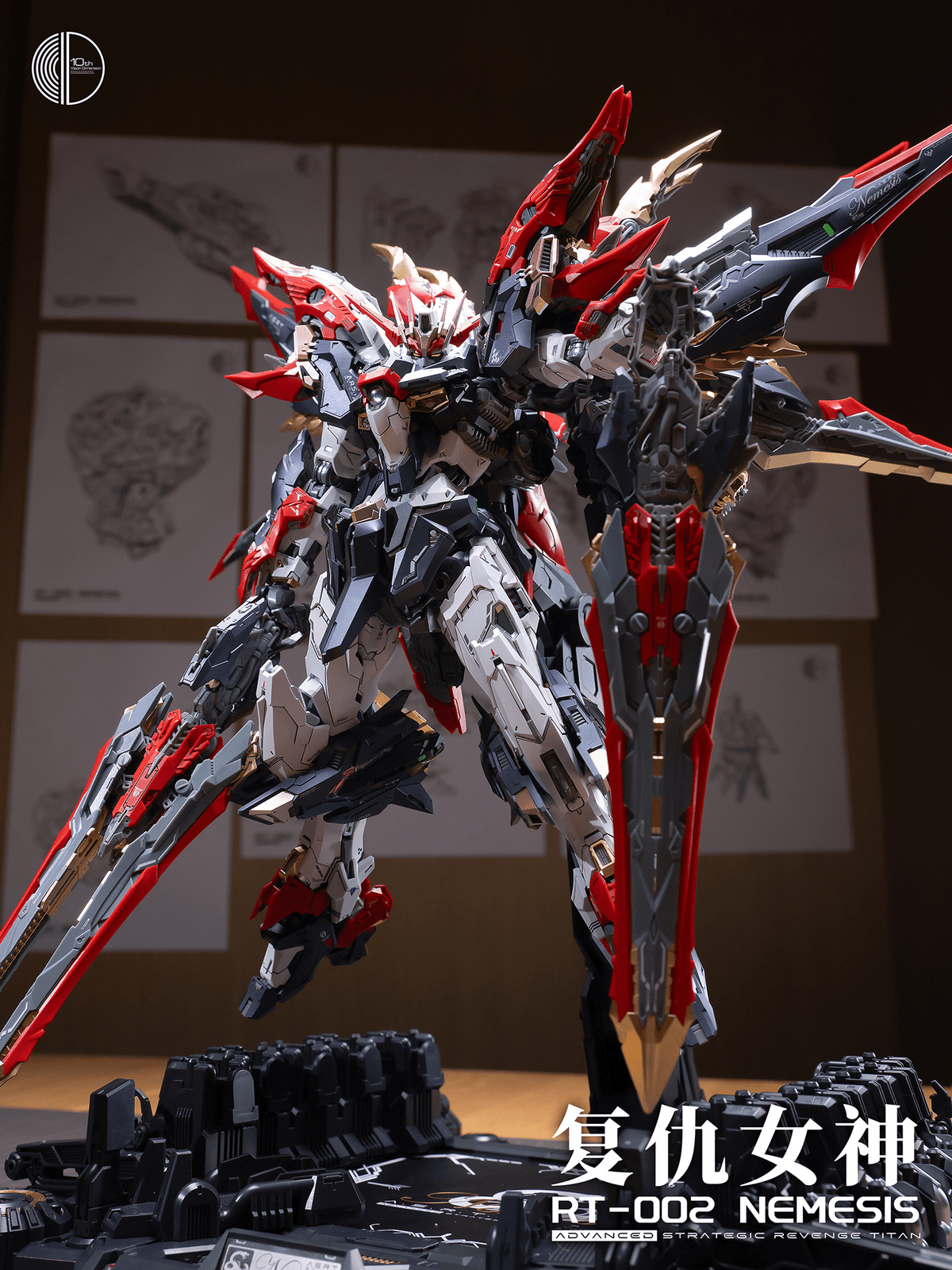 Infinity Nova Nemesis Goddess 1/100 Scale Model Kit