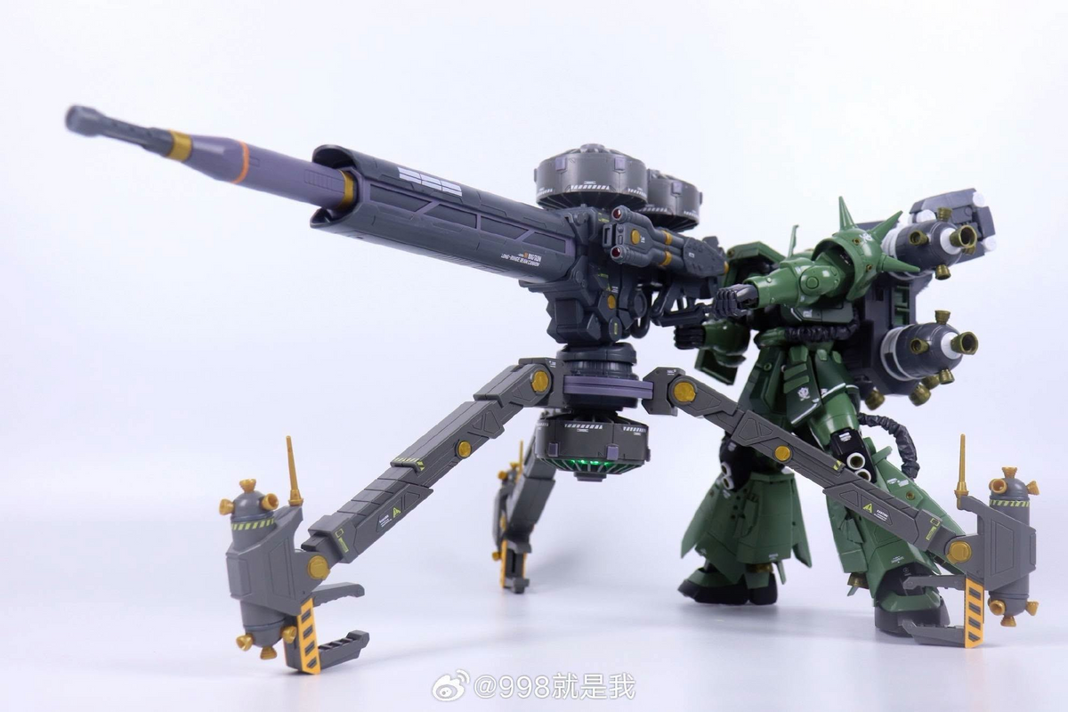 Raine Model MG 1/100 High Mobility Zaku II Thunderbolt version with Big Gun model kit