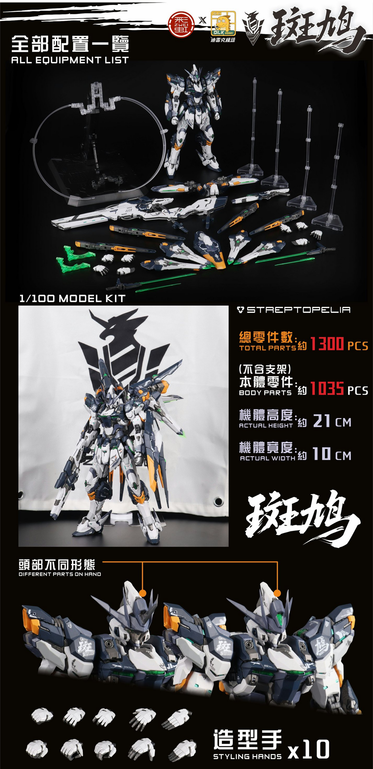 DLK Hobby 1/100 scale Izakura model kit